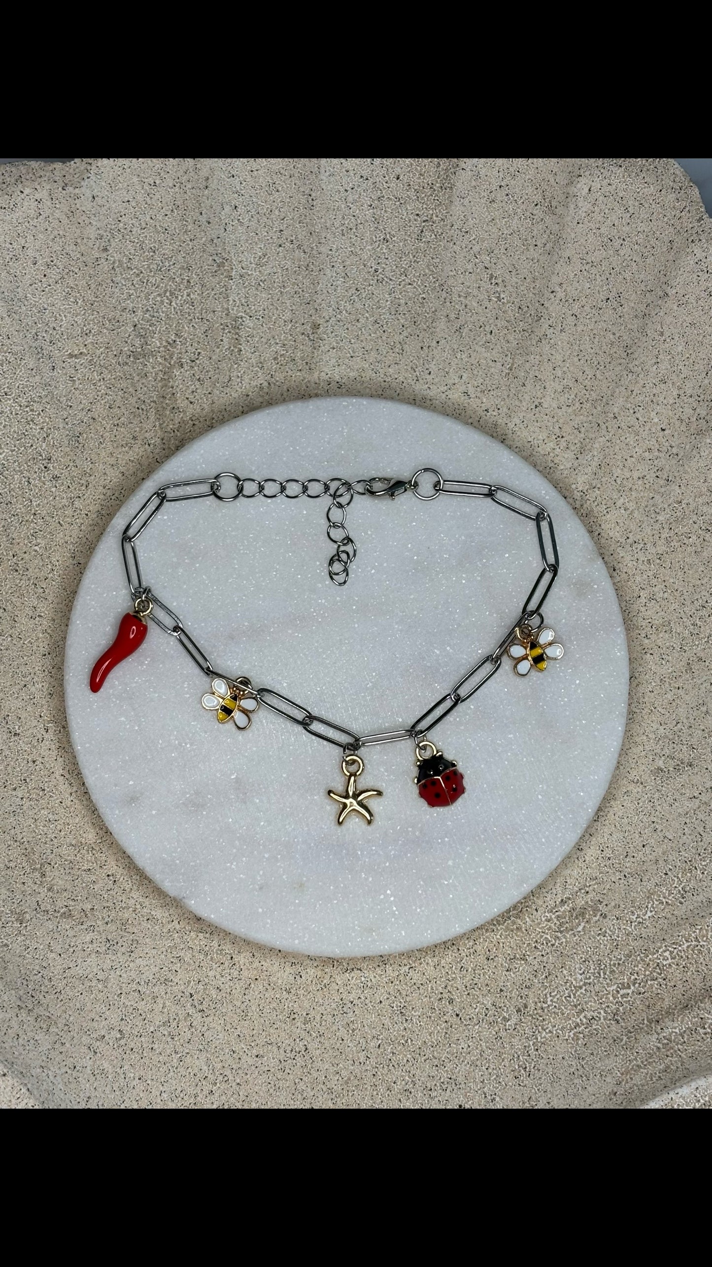 Sommerliches Charm-Armband – “Good Vibes Only”