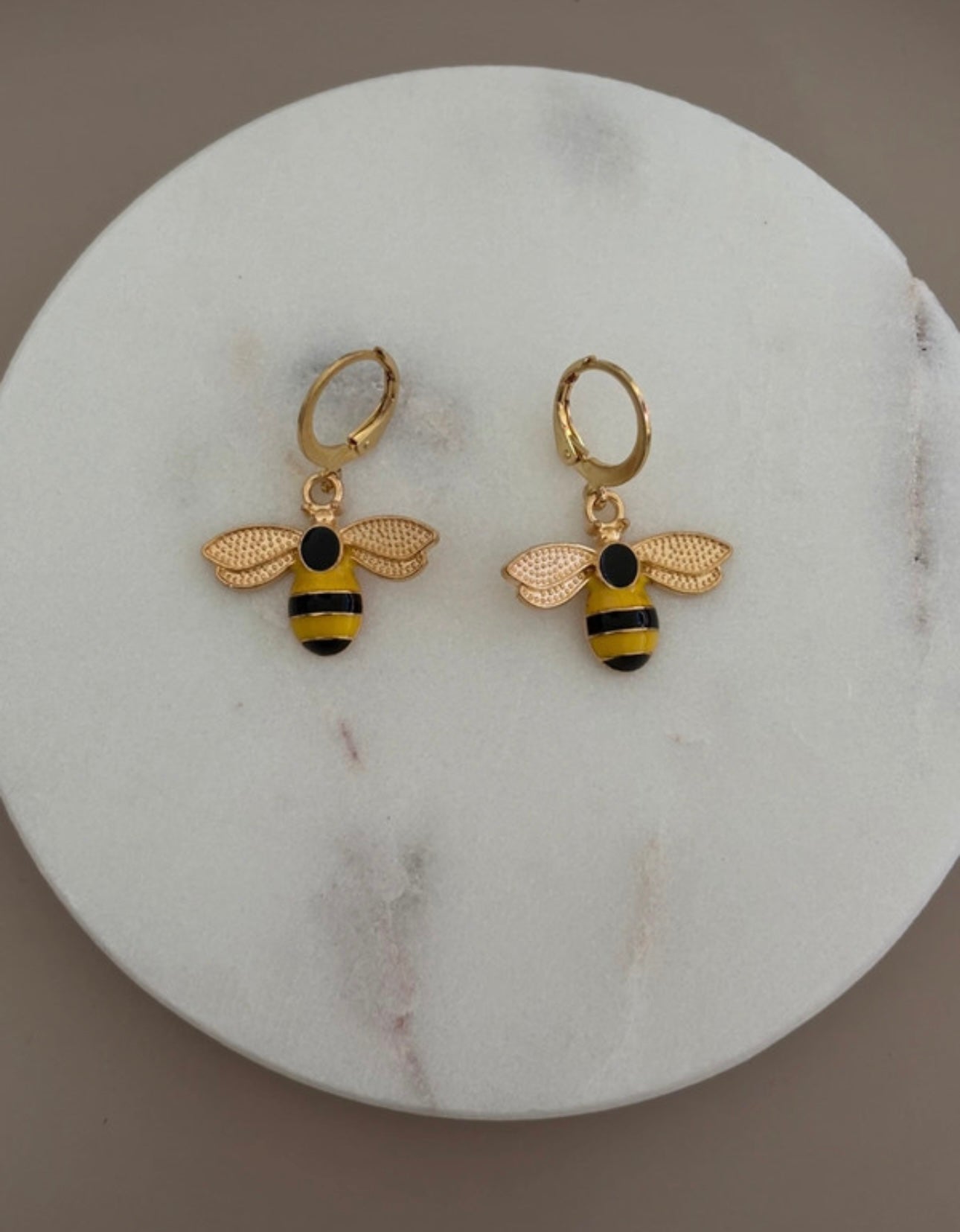 Vergoldete Bienen Ohrringe 🐝💛
